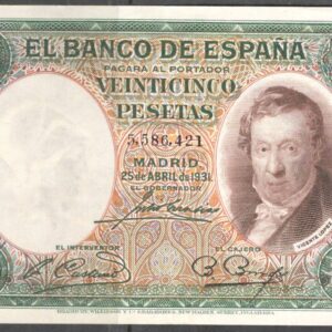 1931 ABRIL 25.- 25 PESETAS