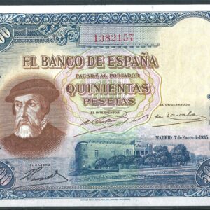 1935 Enero 7. 500 Pesetas