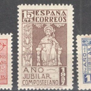 1937.-Nº 833/35** Año Jubilar Compostelano