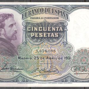 1931 Abril 25. 50 PESETAS