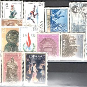 1968.- Año Completo. Sellos nuevos