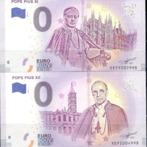 Vaticano .- 2018/19 billetes 0 euros