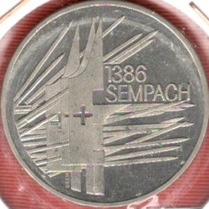 1986.- Suiza 5 francos