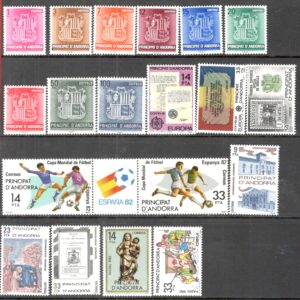 1982.-Andorra Española , año completo