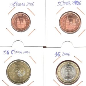 2006.- Serie 8 valores 1 centimo a 2 euros