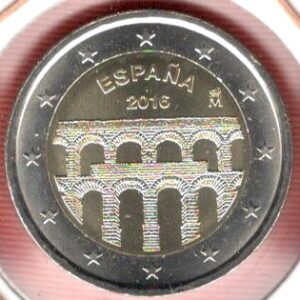 2016.- 2 Euros- Acueducto de Segovia