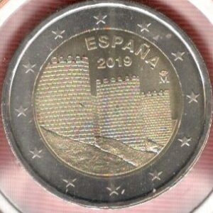 2019.- 2019.- 2 Euros Muralla de Ávila