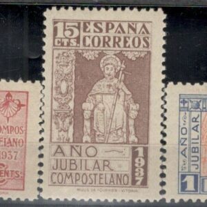 1937.-Nº 833/35** Año Jubilar Compostelano