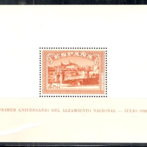 1937.- Nº 836/37** I Aniver. del Alzamiento Nacional