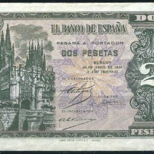1938.- 2 Pesetas 30 Abril 1938