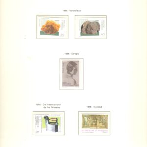 1996.-Andorra Española , año completo + hoja