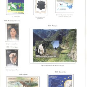 2024.- Andorra Española, año completo + Hojas