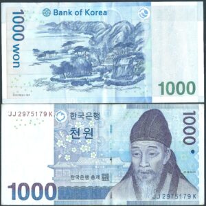 Corea del Sur 1000 won  2007