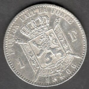 Bélgica 1866 1 franco