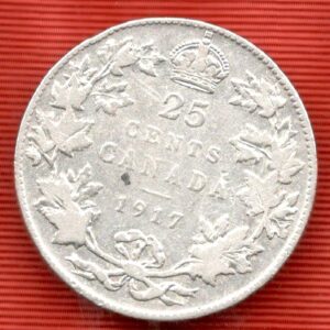Canada 1917 25 Cents