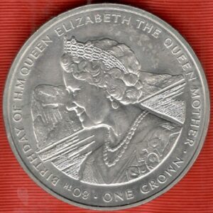 Gibraltar 1980 1 Corona 80 . Emisión conmemorativa
