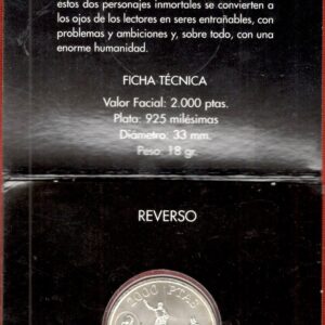 1997.- Moneda de 2000 pesetas. CARTERA OFICIAL F.N.M.T