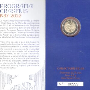 2022.- CARTERA 2 EURO PROOF F.N.M.T