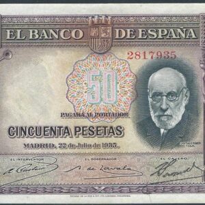 1395.- 50 Pesetas 22/07/1935                        N.º 2817935