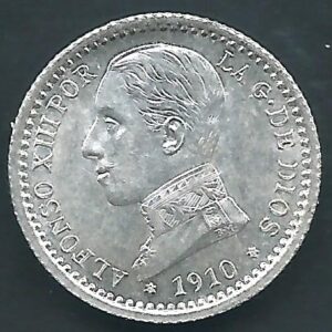 1910 Alfonso XIII 50 Céntimos