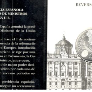 1995.- Moneda de 2000 pesetas. CARTERA OFICIAL F.N.M.T
