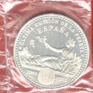 2001.- Moneda de 2000 pesetas.