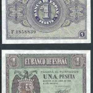1938.-1 PESETA 30/04/1938  PAREJA