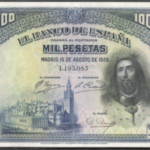 1928.- 1000 Pesetas 15/08/1928