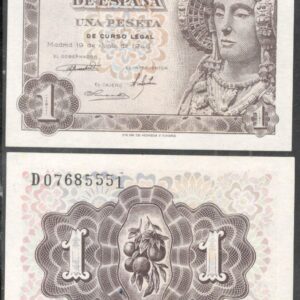 1948.- 1 Peseta 19 Julio 1948  serie D