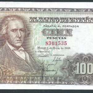 1948.-100 Pesetas 2 Mayo 1948 Sin Serie